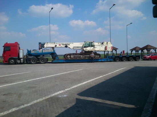 Transport maszyn rolniczych budowlanych ponadbabarytowy Warszawa